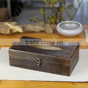 Searun Facial Tissue Box,wooden Tissue Box,wood Holder for Tissue thumbnail-1