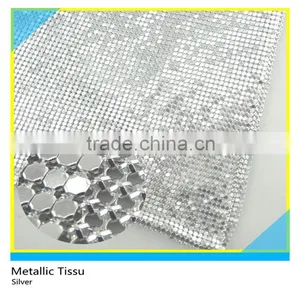 Square Black Aluminum Metallic Tissu Mesh Sew on Techincs Flatback Metal Mesh thumbnail-5