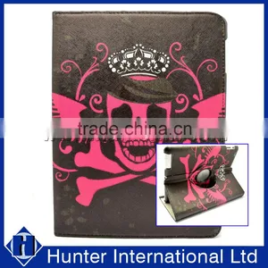 Stylish Printed Skull Design Tablet Case For IPad 3 thumbnail-1