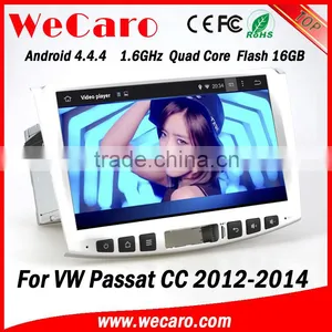 Wecaro WC-VU1011 Android 4.4.4 Car Stereo 2 Din for vw Passat cc Touch Screen Radio Gps Bluetooth 2012 2013 2014 thumbnail-1
