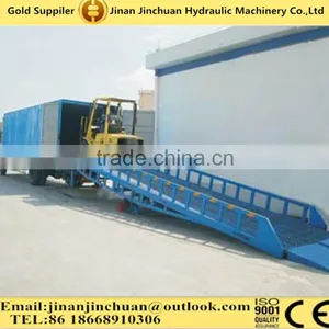 Container Using Loading Lift Table Mobile Hydraulic Yard Ramp thumbnail-1