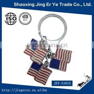 Wholesale Zinc Alloy USA Metal Keychain thumbnail-1