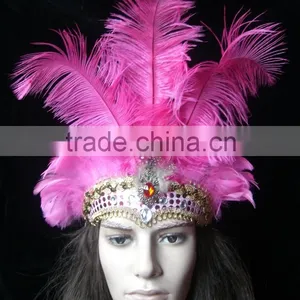 2016 Custom Party Headwear Feather Headdress and the Wholesale Headdress Colorful Mask and Party Mask thumbnail-4