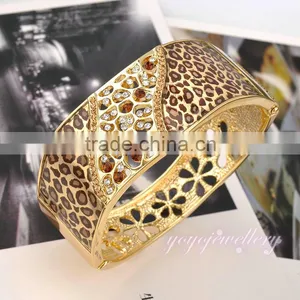Big Design Fake Gold Dream Hope Love Pure Copper Magnetic Bracelet thumbnail-3