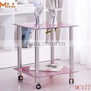 Glass End Table thumbnail-1