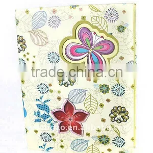 Hot Sales New Design Printed Art Paper Wrapping Ring Binder Desktop File Folder for Office Stationery Cardboard A4 or FC Size thumbnail-1