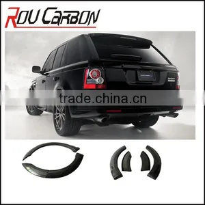 Full Carbon Fiber Sider Skirt Rover Evoque Front Fender Flare Spoiler thumbnail-2