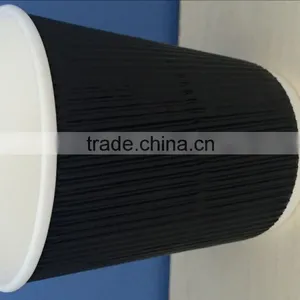 12oz Double Wall Papeer Cups Black thumbnail-2