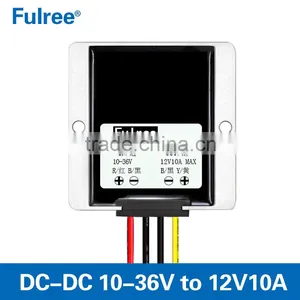 Waterproof 12v to 12v10A dc Regulator,10-36v to 12v Dc-dc Converter Module, Stablizer for Solar Power thumbnail-1