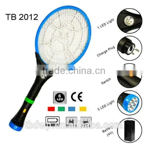 Rechargeable Mosquito Swatter With Torch TB2012 thumbnail-2