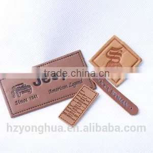 Wholesale Custom Embossed Leather Label thumbnail-1