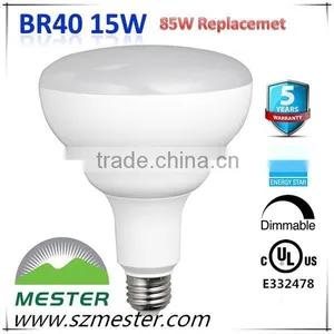UL CUL ES E26 Dimmable 120V 1050lm 15w BR40 85 Watt Equal thumbnail-1