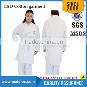 98%Polyester Antistatic Safety Clothes/esd Smock thumbnail-4