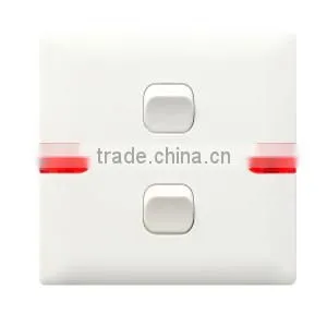 HWS621 2gang 2 Way Double Control Way Wall Switch thumbnail-1