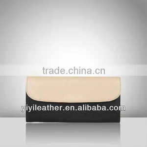 J029-2015 Fashion New Style Zipped Synthetic Leather Wallet for Ladies thumbnail-1