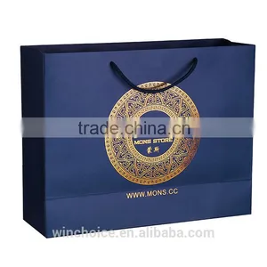 Ivory Board /art Paper Bag ,shopping Promotion Bag , Customized Lamination Printing, Cotton Handle thumbnail-1