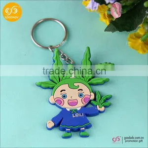 Fashion New Products Custom Soft Pvc Cartoon Character Gift Keychains thumbnail-2