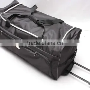 Stock Stocklot Overstock Closeout Nylon Wheeled Trolley Travel Bag thumbnail-1