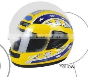 Yellow Alternating Blue Color Sport Racing Full Helmets/ Motorcycle Hemets thumbnail-1