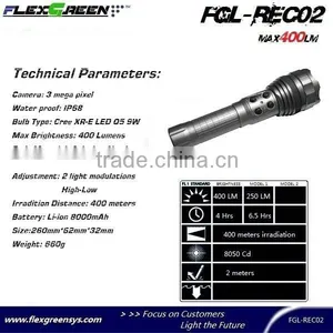 Rechargeable Q5 Digital Torch With Camera thumbnail-2