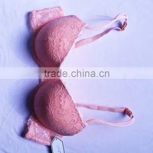 China Bra Factory Foam Cup With Lace Ladies Hot Sexy Fashion Bra thumbnail-4