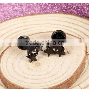 2016 Hotlife Wholesale Men's Accessories Latest Simple Style Group Star Stud Earring thumbnail-4