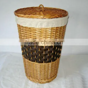 Natural Wicker Basket Hampers thumbnail-1