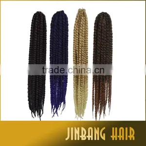 Best Quality 2X Havana Mambo Twist Crochet Braiding Hair 24inch 120gram Havana Mambo Twist Braid Hair Extension thumbnail-6