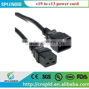 6ft CPU Power Cord (NEMA 5-15P/IEC320 C19) Heavy Jacket SJT thumbnail-1