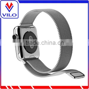Milanese Loop Strap Link Bracelet Stainless Steel Band For Apple Watch Mesh Wrist Strap thumbnail-6