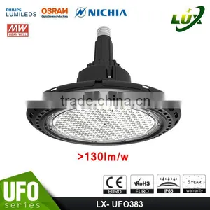 Nichia LED, Meanwell Driver, Wireless & Motion Control, 100-140lm/W, 2016 CE Rohs Approved 150W UFO High Bay Lighting LED thumbnail-4
