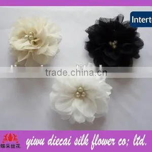 Small Handmade Artificial Fabric Flower thumbnail-1