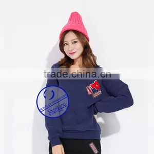 Custom100% Cotton Women's Embroidered Sweatshirts With China Supplier thumbnail-2