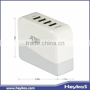 4 Port Usb Travel Charger for Mobile Phone thumbnail-1