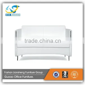 Malaysia Made Furniture Leather Chesterfield Sofa White With Stainless Steel Legs GAS749 thumbnail-4