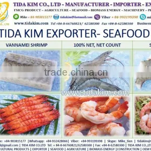SURIMI-TIDA KIM - BLACK TIGER SHRIMP LIVE FROZEN LOBSTER P ORNATUS - BIG SIZE 10KG - FROZEN BASA FILLLET - PANGASIUS thumbnail-1