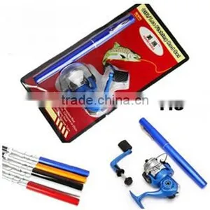 1 Meter Pen Style Fishing Rod Spinning Wheel Portable Mini Pen Fishing Rod Pole Kit H3 thumbnail-2