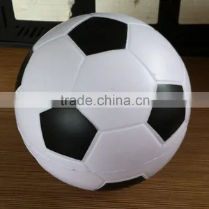 9cm Black and White pu Foam Soccer Ball thumbnail-2