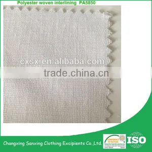 100 Polyester Woven Fusible Interlining Fabric PA5850 thumbnail-1