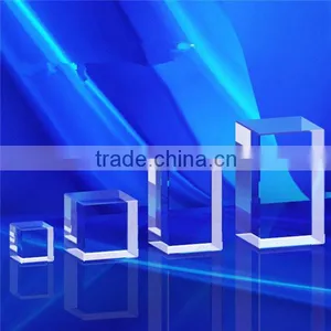 New Products 2016 Special Price Clear Blank Optical Crystal Plaques/blocks/cubes thumbnail-6