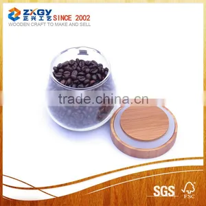 Hot Sale Bamboo Wood Lid With Hole thumbnail-1
