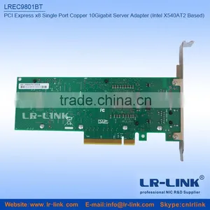 LR-LINK LREC9801BT PCIe x8 Single RJ45 10G Network Card Based On Intel X540AT2 Chipset thumbnail-2