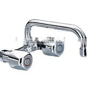Double Handle Mural Kitchen Mixer thumbnail-1
