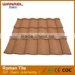 Roman Flat Roof Tile Lightweight One-stop Service Roofing Material thumbnail-3