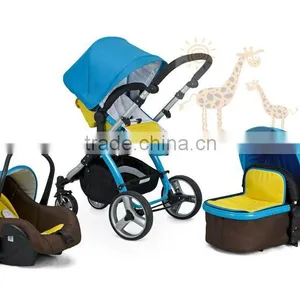 Baby Product for Baby Stroller Baby Pram Hot Sale European Standard High Quality And Comfortable 3in1 Futions Baby Stroller thumbnail-5
