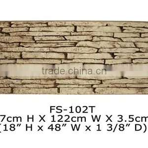 High Quality Good Price Beautiful New Modern Decorative pu Artificial Stone Panel thumbnail-3