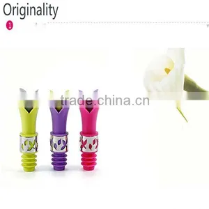 Fancy Silicone Wine Bottle Stopper,high Quatity Bottle Stopper,wine Bottle Plug thumbnail-1