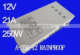 12V 21A 250W LED Power Supply (A-250-12 RAINPROOF) thumbnail-1