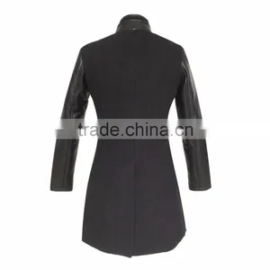 Winter Clothing Black Faux Fur Women Long Coat thumbnail-3
