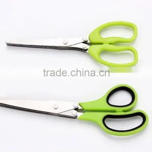 Stainless Steel Kitchen Scissor Chopped Green Onion Scissor Many Layer Paper Shredding Scissors thumbnail-3
